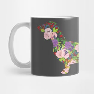 Floral Dachshund Mug